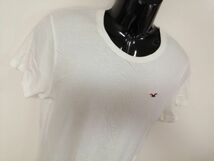 kkaa828 ■ HOLLISTER ■ ホリスター Tシャツ カットソー トップス 半袖 コットン オフホワイト XS_画像5