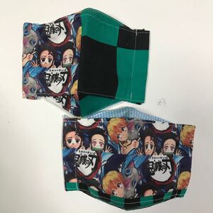 25-S ハンドメイド 鬼滅の刃 きめつ 西村大臣風 立体インナー 子供用 Sサイズ