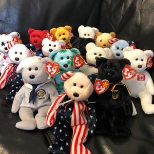  rare Ty Country Exclusive Beanie Bay Be Beanies 15 body summarize Rare TY BEANIE BABIES 15 piece set