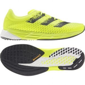 新品26cm adidas アディゼロ プロ ADIZERO PRO FY0101 イエロー アディダス