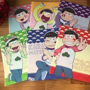 おそ松さん クリアファイル セブンイレブン限定 全6種 新品未使用