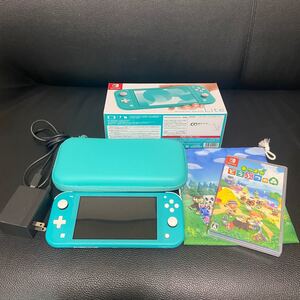 switchライト ターコイズ+あつまれどうぶつの森セット