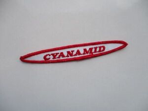 シアナミド CYANAMID 企業 会社 ロゴ アメリカ ワッペン/ USA カスタム おしゃれ 古着 ビンテージ 499