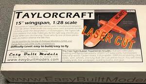 【ゴム動力機】Easy Built製Taylorcraft（L/C仕様）（翼長：15”=381mm)・・・残り4