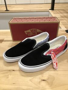 VANS slip-on shoes twist suede × canvas warp 30cm