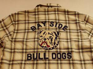 GLAD HAND グラッドハンド BSMG BULL ORIGINAL Bay Side Bull dogs ブルオリジナル ベイサイドブルドッグス 半袖シャツ　