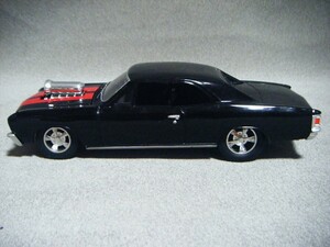  ■ レーシングチャンピオン『1/24 ハルクホーガン WCW NWO NITRO '67 CHEVY CHEVELLE シェビーシェベル ダイキャストミニカー』