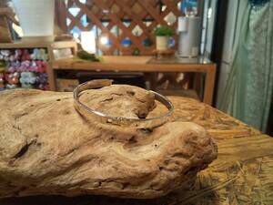 Silver 925, Bangle, простой дизайн, ширина 5 мм, серебряный браслет