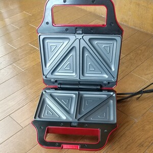 D&S ホットサンドメーカー 佐藤商事 DS.7710 レッド