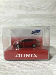 トヨタ 新型オーリス AURIS 前期 非売品 ミニカー LED キーホルダー　レッドマイカメタリック