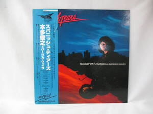 見本盤 本多俊之とバーニング・ウェイヴ / スパニッシュ・ティアーズ K28P-6051 1981年 LP 日本 ジャズ フュージョン