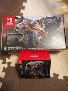Nintendo Switch本体 新品未開封モンスターハンターライズ proコントローラー