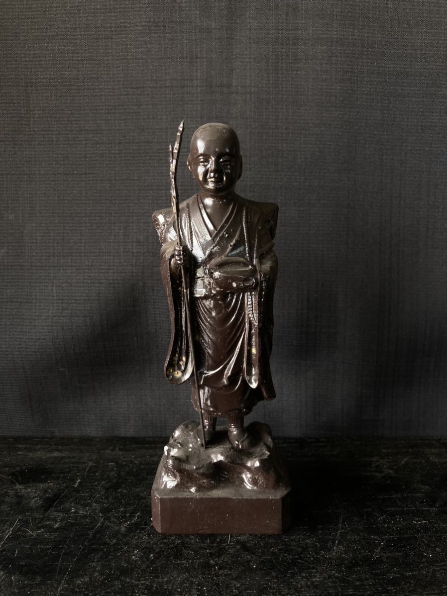 適切な価格 観音扉 木箱ケース入り 真言宗 開祖 弘法大師 空海 仏像