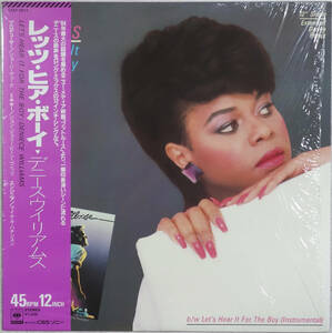 ◆DENIECE WILLIAMS/LET'S HEAR IT FOR THE BOY (JPN 12/45rpm) -Geroge Duke, Jellybean, Footloose/フットルース