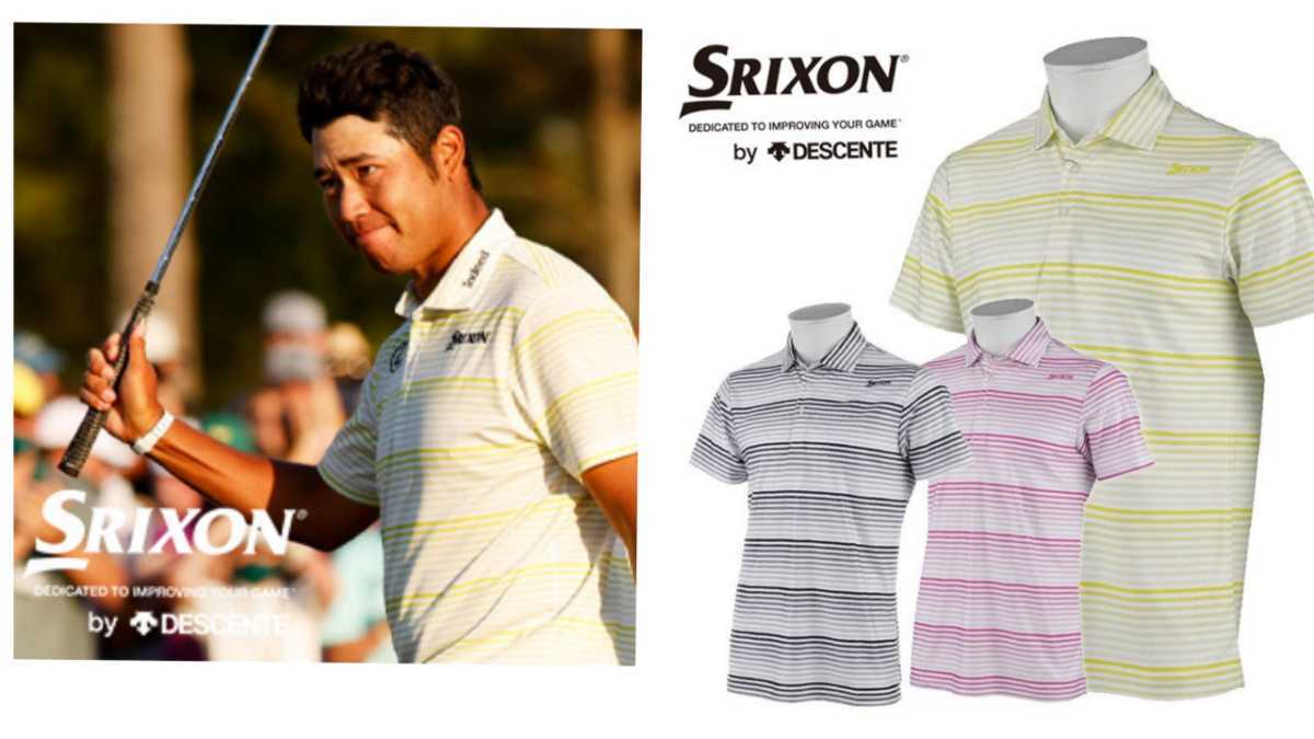  новый товар M размер Descente Srixon ECO градация окантовка рубашка-поло RGMRJA21 2021 тормозные колодки z чемпионство Matsuyama Hideki Pro 2 день глаз "надеты" PK00