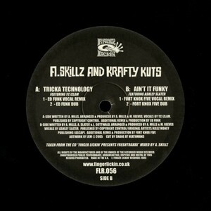 試聴 A-Skillz + Krafty Kuts - Freshtraxxx [12inch] Finger Lickin' Records UK 2005 Breaks