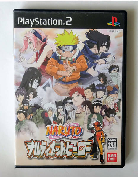 NARUTO ～ナルティメットヒーロー～ NARUTO SHIPPUDEN Narultimate Hero ★ PS2 プレイステーション2