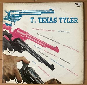 T.TEXAS TYLER、ロカビリー、ヒルビリー、LP、レア盤、KING RECORDS、ジャケにテープ、書き込みあり。