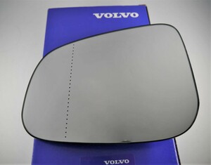 (送料込) VOLVO ボルボ C30 C70 S40 XC40 S60 V60 S80 V50 V70 左ドアミラーガラス【ボルボ純正・新品】