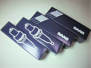 (送料込) SAAB Saab 9-3 B207 Sparkplug 4本set【SaabGenuine・New item】