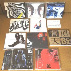 CD10枚セット B'z 松本孝弘 稲葉浩志 声明BANZAI有頂天RED CHANGING SAHARA ULTRA SOULGO FOR IT BABY WANDS LITTLE BIT T BOLAN