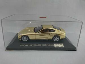 ixo 1/43 FERRARI F30 2005 GOLD 金 EDITION LIMMITEE A 999 EXEMPLAIRES 999台限定 フェラーリ