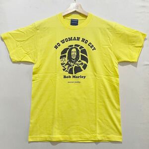 メール便可! soccer junky (サッカージャンキー) BOB MARLEY Tシャツ (S) YELLOW SJ16873 | futsal フットサル イエロー ボブマーリー