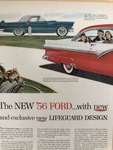 LIFE ライフ アメリカ 雑誌の広告 “車FORD１９５６”・“ケーキミックス”_画像2