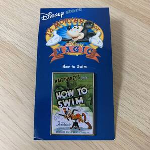 グーフィーのHOW TO SWIM!海外ディズニーピンバッジ★美品