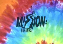 1990s MISSION NORTHEAST Tee L Tie dye オールドタイダイ柄Tシャツ 自由の女神 レインボー ヴィンテージ VINTAGE_画像7