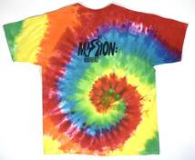 1990s MISSION NORTHEAST Tee L Tie dye オールドタイダイ柄Tシャツ 自由の女神 レインボー ヴィンテージ VINTAGE_画像1