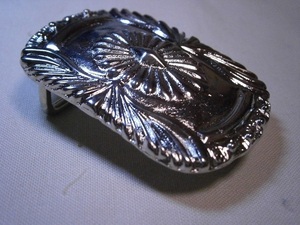 ** American Casual *30mm width ** belt buckle * silver *#