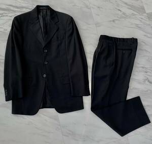  rare FENDI uomo vintage top class suit setup 46 navy Fendi uomo Vintage through year spring summer wool jacket pants 