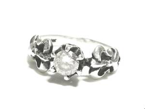 ☆ Список ценой ¥ 72 600 подлинный королевский заказ Celeste 1p Cz Celeste Clear Connia Silver Ring Silver 925 ☆