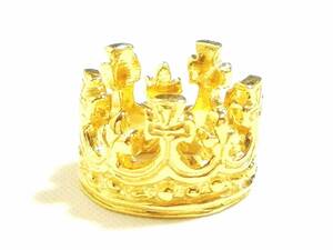 * highest grade K18 genuine article regular goods Royal Order Tiny Crown Pendant 18K Gold Thai knee Crown pendant top *