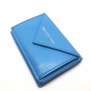 [ nationwide free shipping ] Balenciaga paper Mini three folding purse 