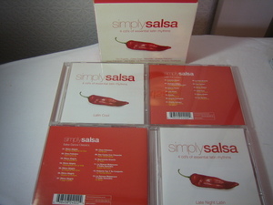 ▲▼ simply salsa 4cd's of essential latin rhythms / VA. 輸入盤４CD Tito Puente. Celia Cruz. Charlie Palmieri. Cheo Feliciano