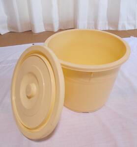  round pra boat * boat / water bin ④* jpy type 15L/ diameter 32.5cm* tsukemono pickles ./ container / pra ./ pra ./ plastic bucket / pot / aquarium /. water tank *