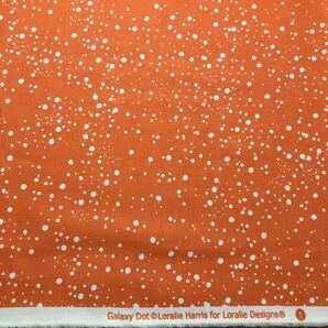 ロラライハリス Galaxy Dot オレンジ生地