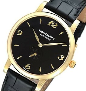 [Списка цена 850 000] Montblanc Montblanc Star Star Automatic Men's Watch 107340 Black неиспользованная 18 -километровая звезда бесплатная доставка