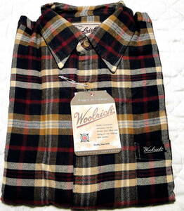 80's ウールリッチ WOOLRICH スーパーフランネル コットン シャツ L-size デッドストック ・送料込