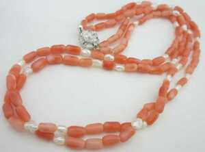 [TOP].. coral 23.4g necklace loose bracele netsuke i842.