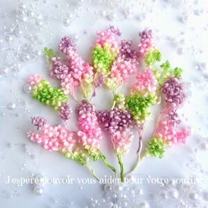 加工花材*パステルスタイリッシュ インディアンコーン プリザーブドフラワー 花材
