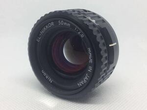 Nikon El NIKKOR 50mm F2.8 ニコン エル ニッコール 単焦点レンズ 交換用 引き伸ばしレンズ 付属品あり ケースつき #118