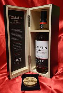 【送料無料】シリアルナンバー188(/267)　トマーティン　1975　700ml　47.9度 1本 Scotch Whisky TOMATIN【日本郵便発送】