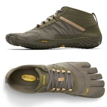 ★新品★ビブラム(Vibram)★5本指シューズ ビブラムファイブフィンガーズ アウトドアシューズ V-TREK 18M7402 Military/Dark Grey M40_画像2