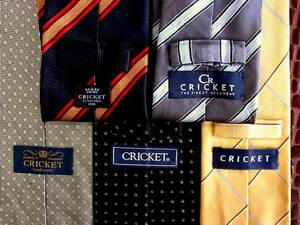 ★4219★SALE【全て・クリケット【ＣＲＩＣＫＥＴ】ネクタイ・５本セットで！超お買得！】ネクタイ③★