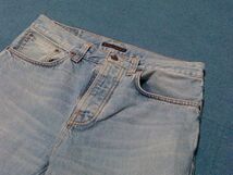 中古 良品★Nudie Jeans ヌーディージーンズ W32 L30 ルーズフィット ジーパン パンツ_画像1