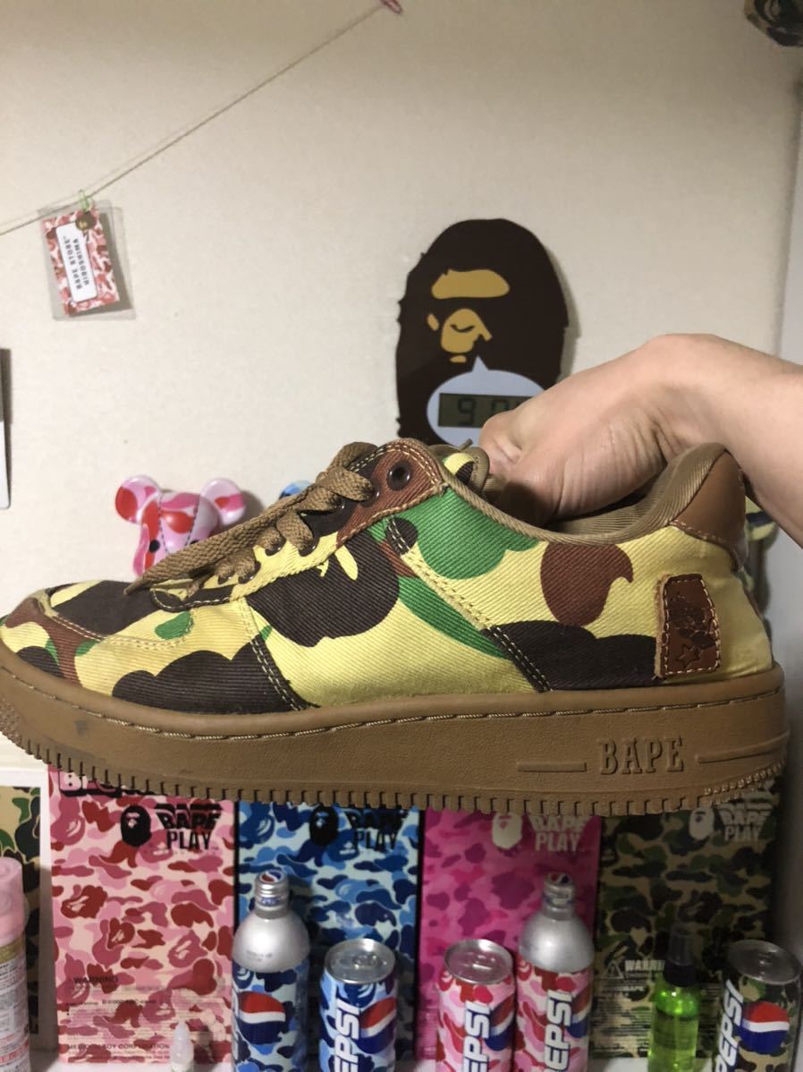 BAPESTA A BATHING APE BAPE CAMO スニーカー アベイシングエイプ