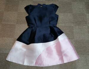  new goods free shipping US6 number /JP11 number Kate Spade Newyork Kate Spade New York silk . color block fre address navy blue × pink 